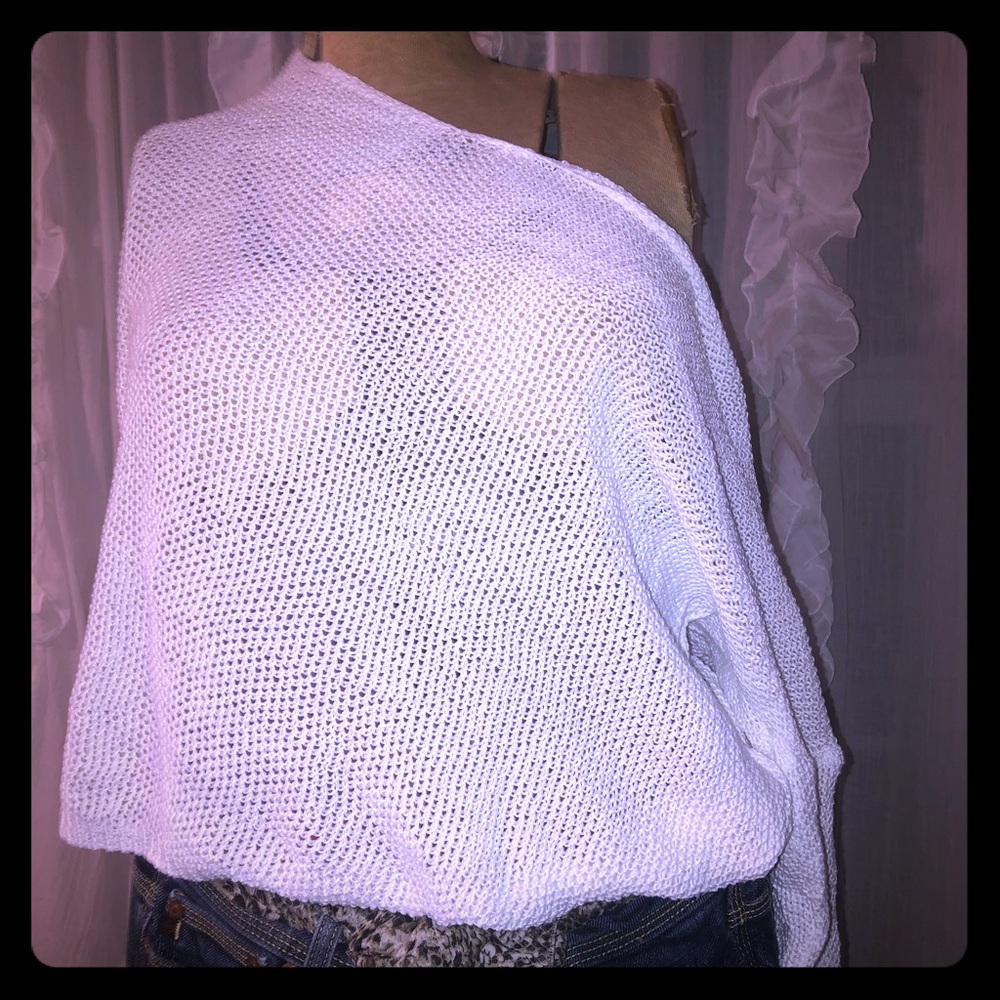 Off Shoulder Sweater Light Weight